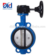 Gearbox Electric Cement Demco Ebro Wafer Type Ductile Iron Butterfly Valve With Actuator